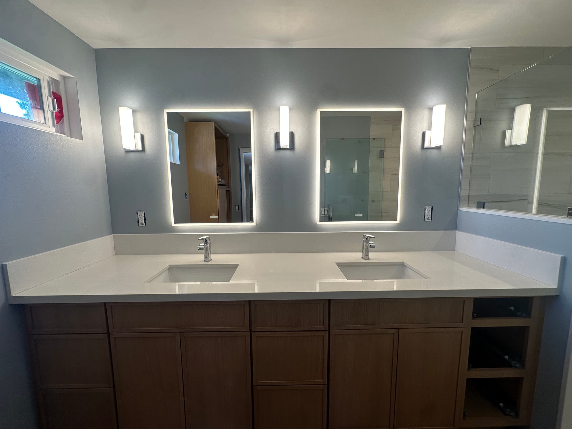 Bathroom Lighting Makeover in Bellevue