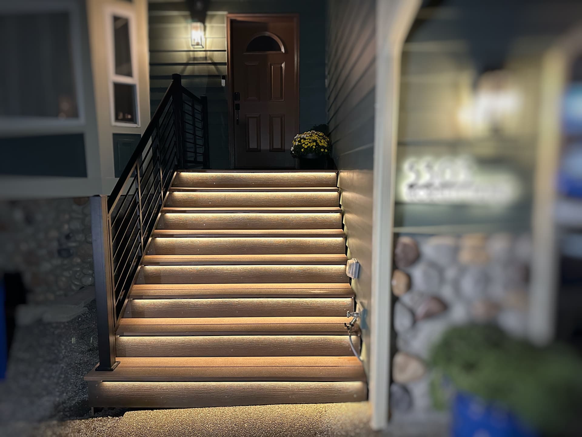 Staircase LED Lighting Enhancement in Mukilteo