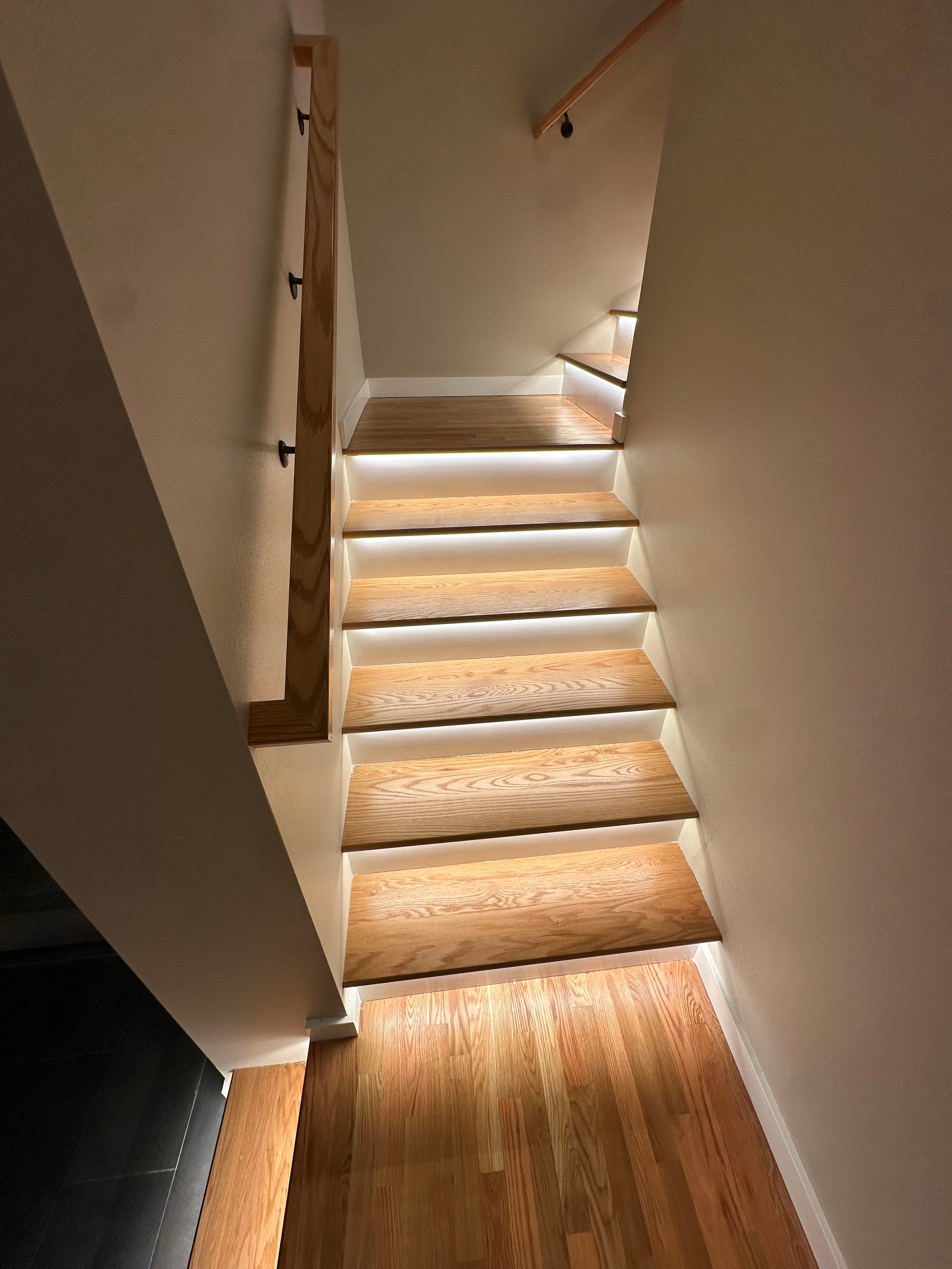 Project LED Staircase Lighting in Bellevue image