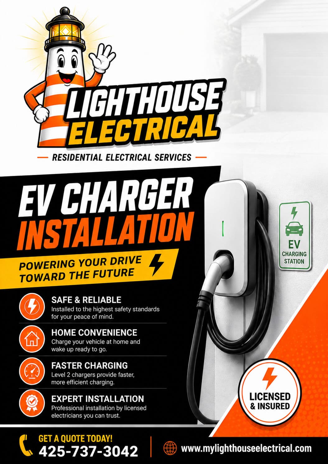 Level 2 EV Charger Installation in Edmonds