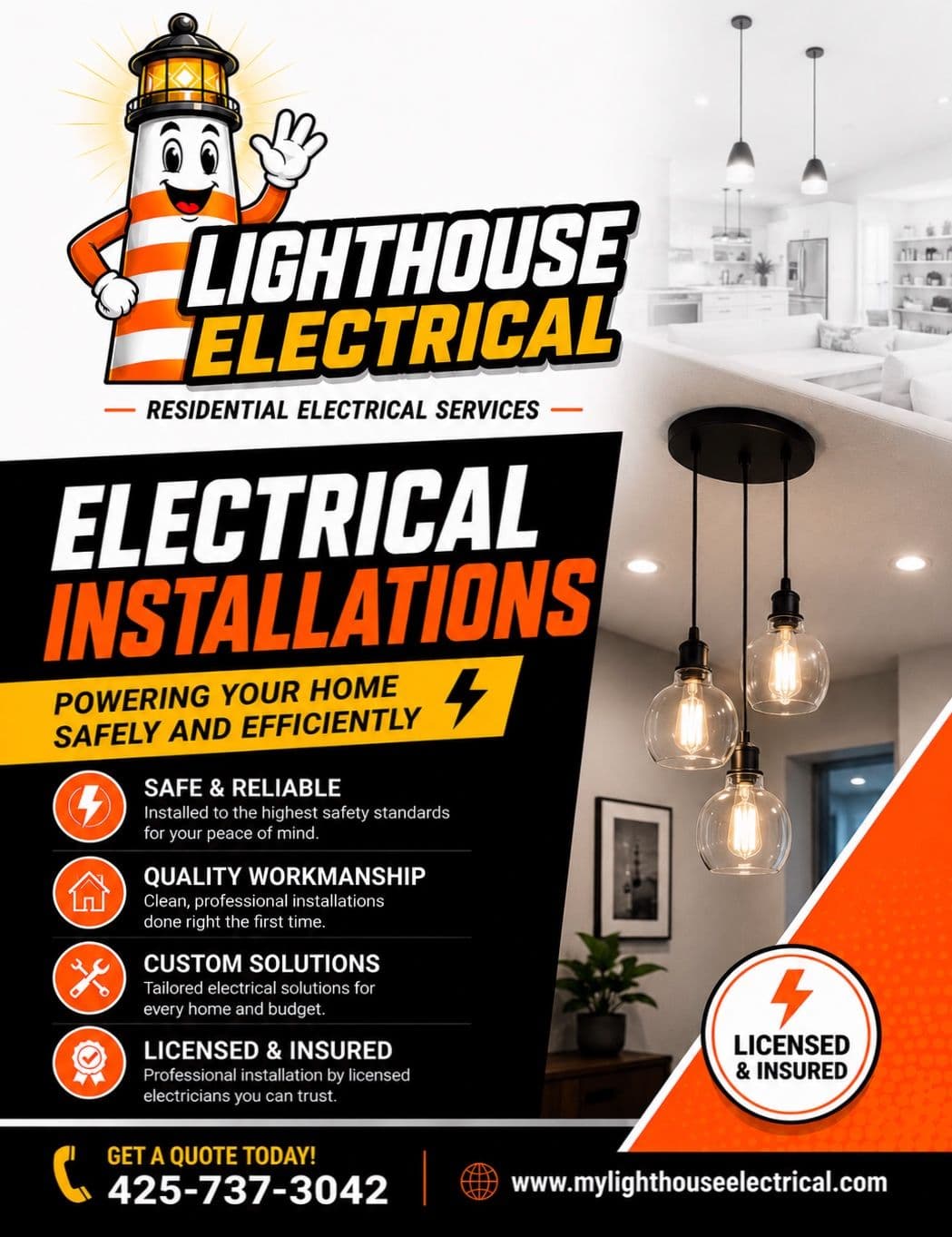 Gallery photos for Range Hood Electrical Install in a Shoreline Kitchen: Image #1